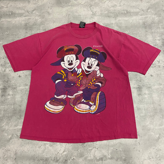90's Mickey & Minnie Hip Hop T-Shirt size L